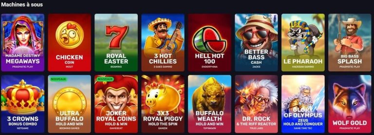 Spin Aura Casino machines à sous