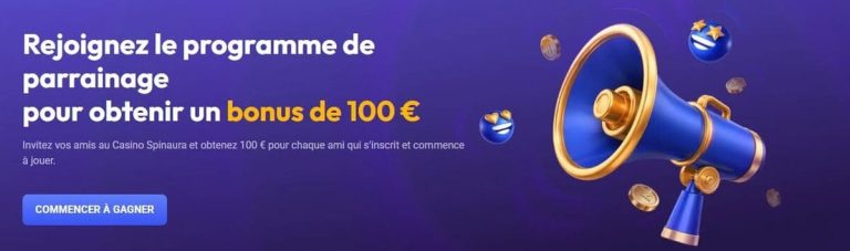 Spin Aura Casino programme parrainage