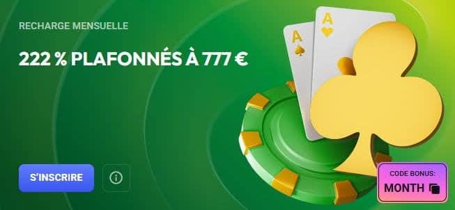 Spin Aura Casino recharge mensuelle